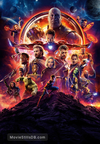 Avengers: Infinity War - Promotional art with Chris Hemsworth, Dave Bautista, Chris Pratt, Danai Gurira, Letitia Wright, Paul Bettany, Elizabeth Olsen, Anthony Mackie, Chris Evans, Scarlett Johansson, Josh Brolin, Mark Ruffalo, Sebastian Stan, Don Cheadle, Chadwick Boseman, Benedict Cumberbatch, Benedict Wong, Pom Klementieff, Karen Gillan, Zoe Saldana, Robert Downey Jr. & Tom Holland Avengers: Infinity War - Promotional art with Chris Hemsworth, Dave Bautista, Chris Pratt, Danai Gurira, Letitia Wright, Paul Bettany, Elizabeth Olsen, Anthony Mackie, Chris Evans, Scarlett Johansson, Josh Brolin, Mark Ruffalo, Sebastian Stan, Don Cheadle, Chadwick Boseman, Benedict Cumberbatch, Benedict Wong, Pom Klementieff, Karen Gillan, Zoe Saldana, Robert Downey Jr. & Tom Holland