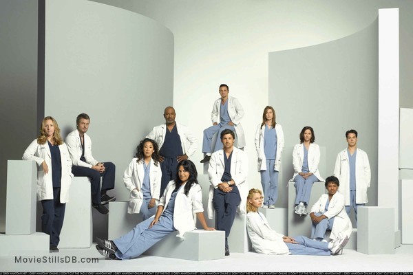 Grey's Anatomy - Publicity still of Brooke Smith, Eric Dane, Patrick Dempsey, Sandra Oh, Katherine Heigl, Ellen Pompeo, Sara Ramirez, Justin Chambers, Chandra Wilson, T.R. Knight, Chyler Leigh & James Pickens Jr. Grey's Anatomy - Publicity still of Brooke Smith, Eric Dane, Patrick Dempsey, Sandra Oh, Katherine Heigl, Ellen Pompeo, Sara Ramirez, Justin Chambers, Chandra Wilson, T.R. Knight, Chyler Leigh & James Pickens Jr.
