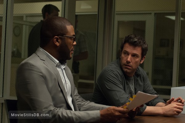 Gone Girl Publicity Still Of Ben Affleck And Tyler Perry