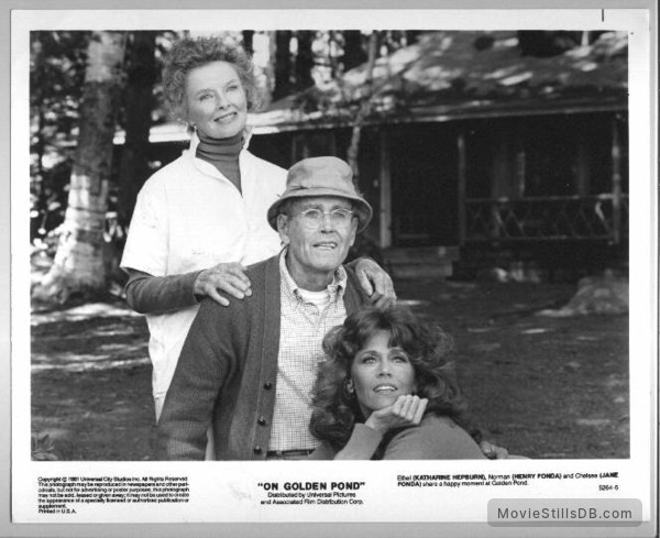 On Golden Pond - Publicity still of Henry Fonda & Jane Fonda