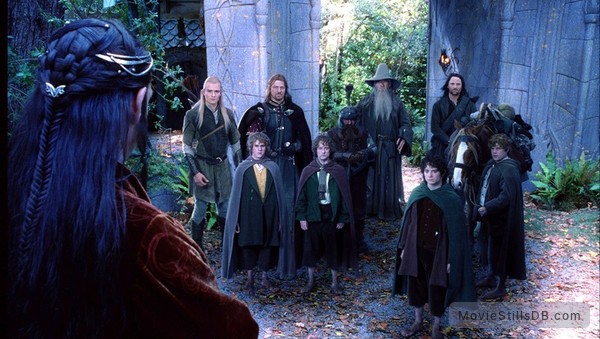The Lord of the Rings: The Fellowship of the Ring - Publicity still of Orlando Bloom, Sean Bean, Ian McKellen, Viggo Mortensen, John Rhys-Davies, Elijah Wood, Sean Astin, Billy Boyd & Dominic Monaghan The Lord of the Rings: The Fellowship of the Ring - Publicity still of Orlando Bloom, Sean Bean, Ian McKellen, Viggo Mortensen, John Rhys-Davies, Elijah Wood, Sean Astin, Billy Boyd & Dominic Monaghan