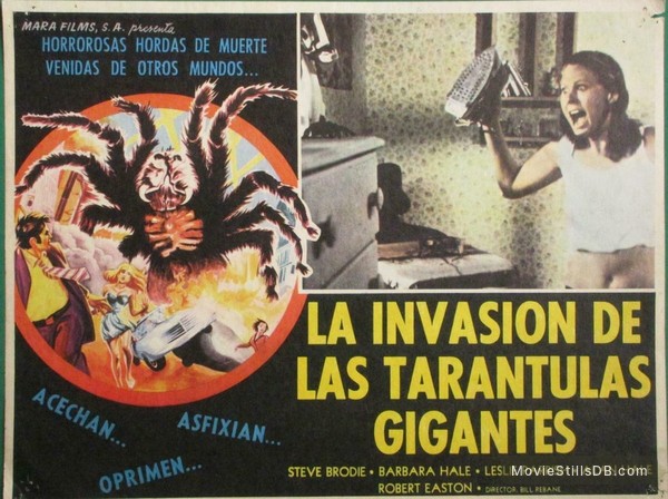 The Giant Spider Invasion - Lobby card with Dianne Lee Hart & Diane Lee Hart