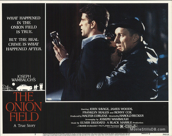 The Onion Field Lobby Card With James Woods Ted Danson