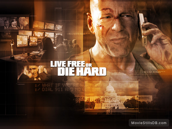 live free or die hard poster