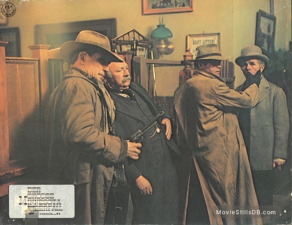 The Great Northfield Minnesota Raid Lobby Card With Robert Duvall Elisha Cook Jr