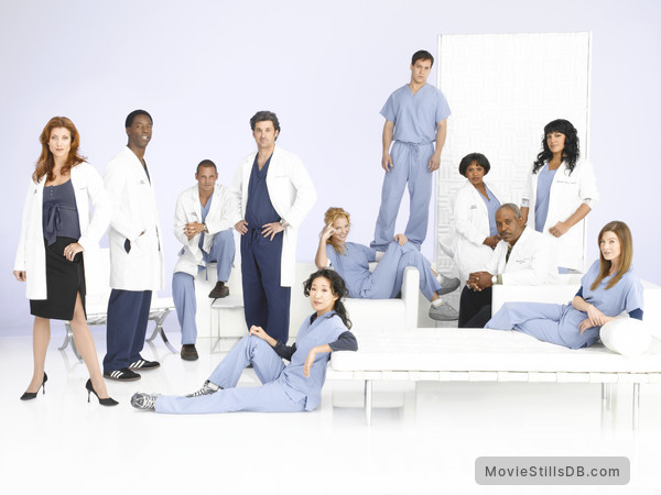 Grey's Anatomy - Publicity still of Sandra Oh, Isaiah Washington, Patrick Dempsey, Katherine Heigl, T.R. Knight, Justin Chambers, James Pickens Jr., Sara Ramirez, Ellen Pompeo, Chandra Wilson & Kate Walsh Grey's Anatomy - Publicity still of Sandra Oh, Isaiah Washington, Patrick Dempsey, Katherine Heigl, T.R. Knight, Justin Chambers, James Pickens Jr., Sara Ramirez, Ellen Pompeo, Chandra Wilson & Kate Walsh