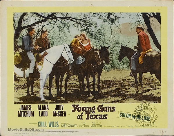Young Guns Of Texas Lobby Card