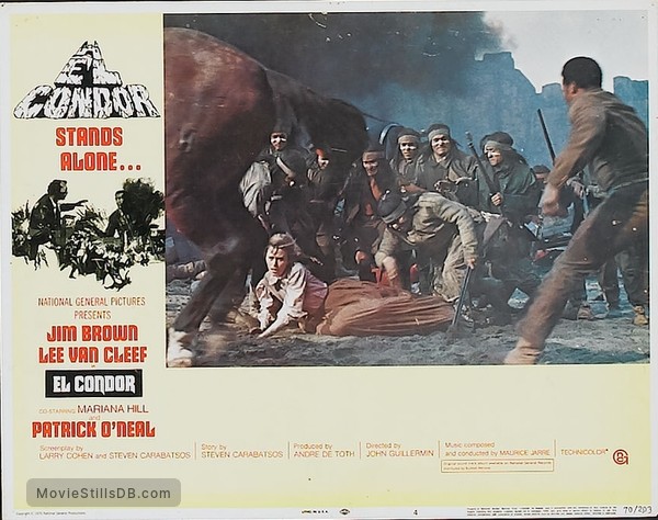 El Condor - Lobby card with Jim Brown & Marianna Hill