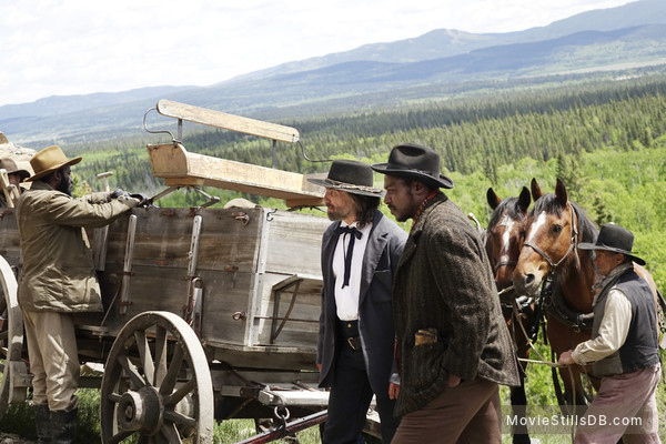 Hell on Wheels - Publicity still of Anson Mount & Dohn Norwood Hell on Wheels - Publicity still of Anson Mount & Dohn Norwood