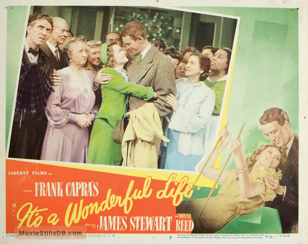 It's a Wonderful Life Lobby card with James Stewart