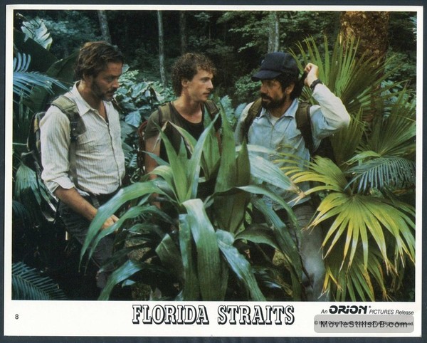 Florida Straits Lobby card with Ra l Juli Fred Ward