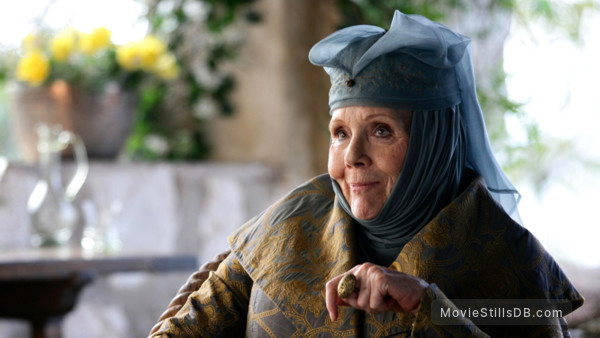 Game of Thrones - Publicity still of Diana Rigg Game of Thrones - Publicity still of Diana Rigg