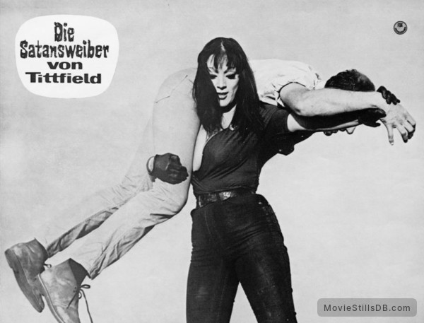 Faster Pussycat Kill Kill Lobby Card With Tura Satana And Paul Trinka