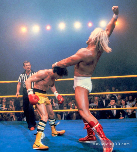 Låse Afdeling Opfattelse Rocky III - Publicity still of Sylvester Stallone & Hulk Hogan