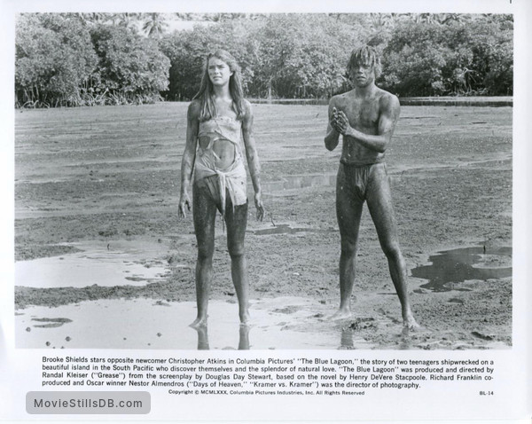 The Blue Lagoon Publicity Still Of Brooke Shields Christopher Atkins