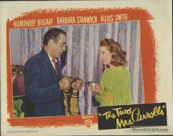The two Mrs Carroll Humphrey Bogart movie poster