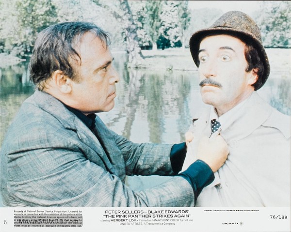 The Pink Panther Strikes Again - Lobby card with Peter Sellers ...