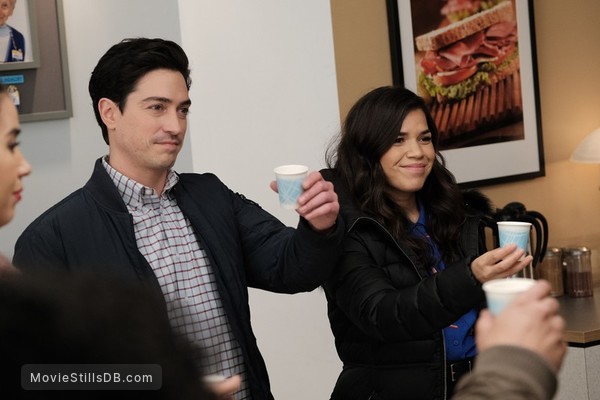 America ferrera ben feldman superstore hi-res stock photography