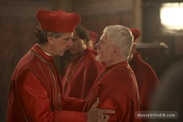 The Borgias - Publicity still of Jeremy Irons & Derek Jacobi The Borgias - Publicity still of Jeremy Irons & Derek Jacobi