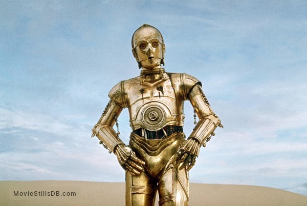 Star Wars - Publicity still of Anthony Daniels Star Wars - Publicity still of Anthony Daniels