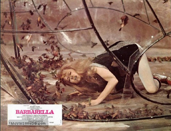 Barbarella - Lobby card with Jane Fonda Barbarella - Lobby card with Jane Fonda