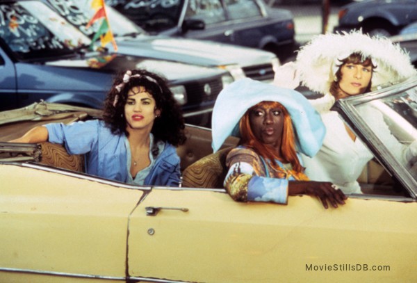 To Wong Foo Thanks for Everything, Julie Newmar - Publicity still of Patrick Swayze, Wesley Snipes & John Leguizamo To Wong Foo Thanks for Everything, Julie Newmar - Publicity still of Patrick Swayze, Wesley Snipes & John Leguizamo