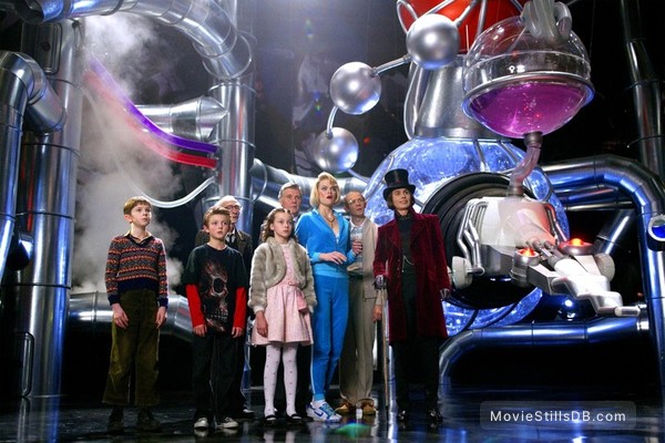 Charlie And The Chocolate Factory Publicity Still Of Freddie Highmore Johnny Depp