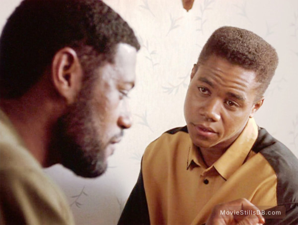 Boyz N The Hood Publicity Still Of Laurence Fishburne Cuba Gooding Jr