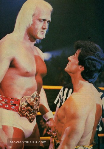 Låse Afdeling Opfattelse Rocky III - Publicity still of Sylvester Stallone & Hulk Hogan