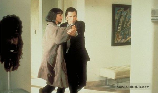 Pulp Fiction - Publicity still of Uma Thurman & John Travolta Pulp Fiction - Publicity still of Uma Thurman & John Travolta