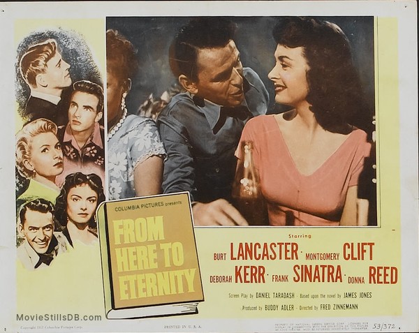 From Here to Eternity - Lobby card with Donna Reed & Frank Sinatra