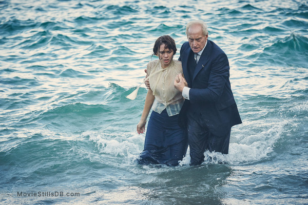 And Then There Were None - Publicity still of Maeve Dermody & Charles Dance And Then There Were None - Publicity still of Maeve Dermody & Charles Dance