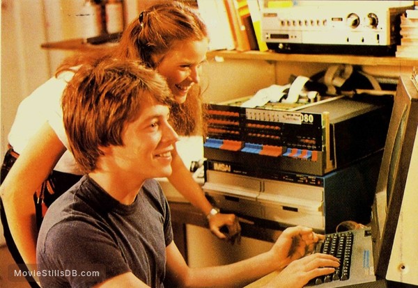 WarGames - Publicity still of Matthew Broderick & Ally Sheedy