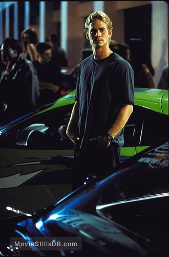 The Fast And The Furious Publicity Still Of Paul Walker 