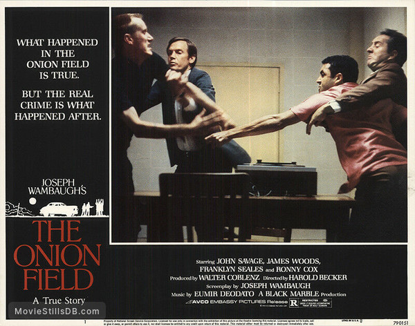 The Onion Field Lobby Card With James Woods Franklyn Seales