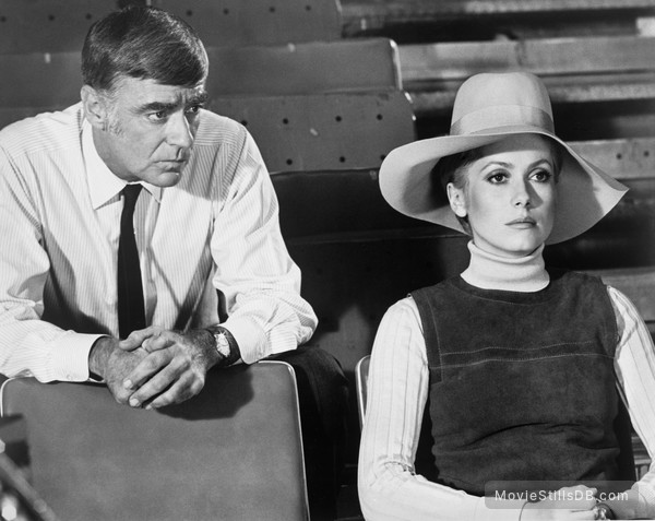 The April Fools Publicity Still Of Catherine Deneuve Peter Lawford