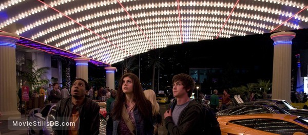 Percy Jackson & the Olympians: The Lightning Thief - Publicity still of Logan Lerman, Brandon T. Jackson & Alexandra Daddario Percy Jackson & the Olympians: The Lightning Thief - Publicity still of Logan Lerman, Brandon T. Jackson & Alexandra Daddario