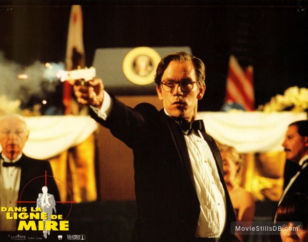 In The Line Of Fire Lobby Card With John Malkovich