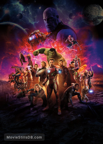 Avengers: Infinity War - Promotional art with Chris Hemsworth, Dave Bautista, Chris Pratt, Danai Gurira, Elizabeth Olsen, Letitia Wright, Paul Bettany, Anthony Mackie, Chris Evans, Scarlett Johansson, Mark Ruffalo, Josh Brolin, Don Cheadle, Sebastian Stan, Benedict Cumberbatch, Chadwick Boseman, Pom Klementieff, Benedict Wong, Karen Gillan, Zoe Saldana, Robert Downey Jr. & Tom Holland Avengers: Infinity War - Promotional art with Chris Hemsworth, Dave Bautista, Chris Pratt, Danai Gurira, Elizabeth Olsen, Letitia Wright, Paul Bettany, Anthony Mackie, Chris Evans, Scarlett Johansson, Mark Ruffalo, Josh Brolin, Don Cheadle, Sebastian Stan, Benedict Cumberbatch, Chadwick Boseman, Pom Klementieff, Benedict Wong, Karen Gillan, Zoe Saldana, Robert Downey Jr. & Tom Holland