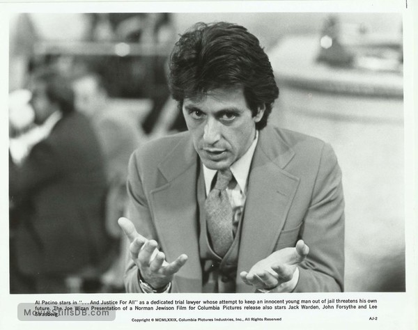 ...And Justice for All - Publicity still of Al Pacino