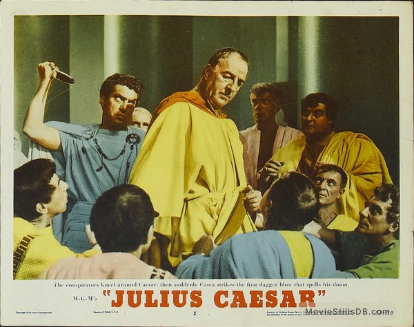 Julius Caesar - Lobby card with Louis Calhern