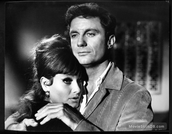 Masquerade - Publicity still of Marisa Mell & Cliff Robertson