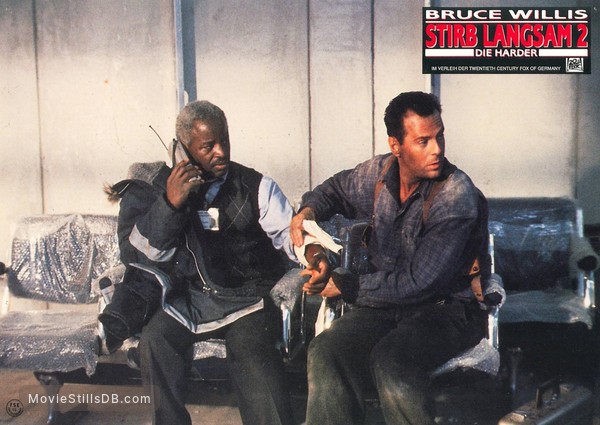 Die Hard 2 - Lobby Card With Bruce Willis & Art Evans