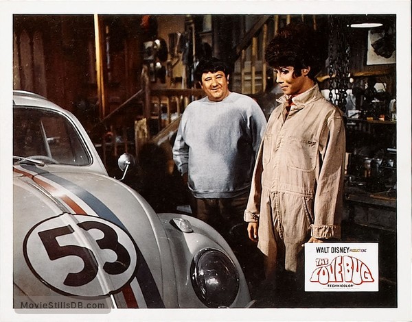 The Love Bug - Lobby card with Buddy Hackett & Michele Lee