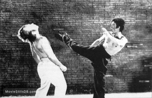 The Way Of The Dragon Publicity Still Of Bruce Lee Chuck Norris
