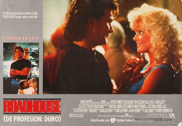 Road House - Lobby card with Patrick Swayze & Julie Michaels