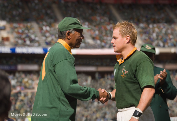 Invictus - Publicity still of Morgan Freeman & Matt Damon Invictus - Publicity still of Morgan Freeman & Matt Damon