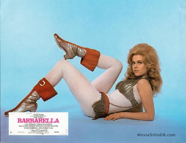 Barbarella - Lobby card with Jane Fonda Barbarella - Lobby card with Jane Fonda