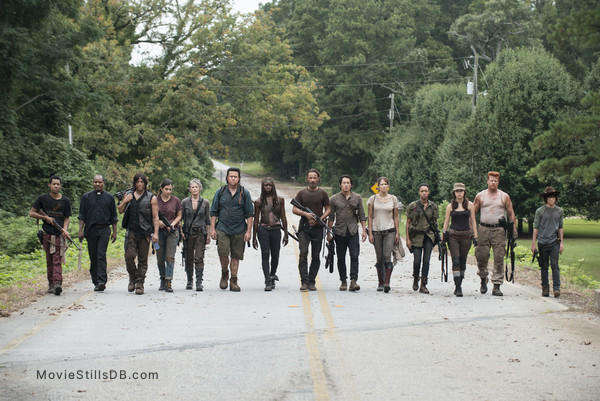 The Walking Dead - Publicity still of Andrew Lincoln, Danai Gurira, Norman Reedus, Steven Yeun, Lauren Cohan, Chandler Riggs, Melissa McBride, Michael Cudlitz, Alanna Masterson, Josh McDermitt, Christian Serratos, Sonequa Martin-Green, Tyler James Williams & Seth Gilliam The Walking Dead - Publicity still of Andrew Lincoln, Danai Gurira, Norman Reedus, Steven Yeun, Lauren Cohan, Chandler Riggs, Melissa McBride, Michael Cudlitz, Alanna Masterson, Josh McDermitt, Christian Serratos, Sonequa Martin-Green, Tyler James Williams & Seth Gilliam