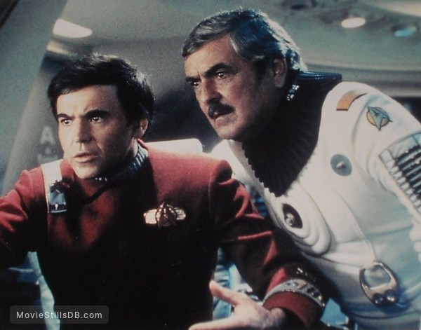 Star Trek: The Wrath Of Khan - Publicity still of Walter Koenig & James ...